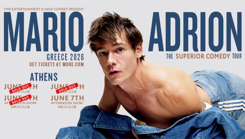 MARIO ADRION - THE SUPERIOR COMEDY TOUR - ATHENS