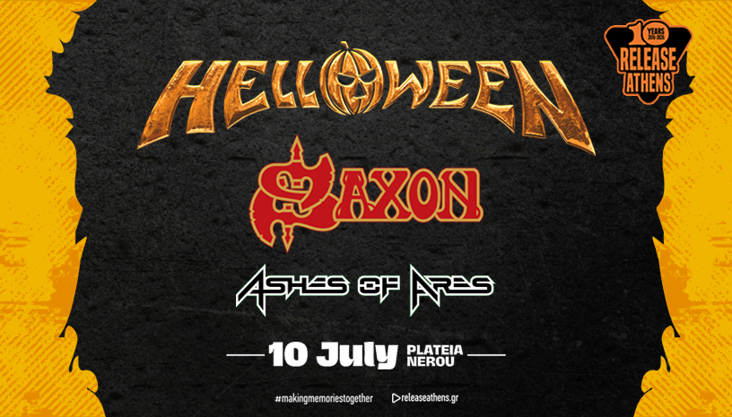 Release Athens 2026 / Helloween, Saxon & more